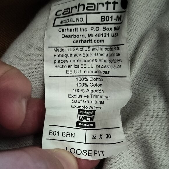 Carhartt Utility Double Knee Loose Fit 38x30 - Picture 2 of 8